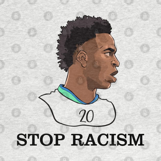 vinicius junior: stop racism by TrendsCollection